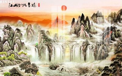 File gốc File gốc in tranh tổng hợp K15141 (in lụa) tranh mã đáo