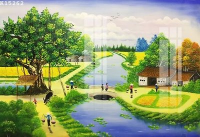 File tranh in trần File gốc in tranh tổng hợp K15262 (ảnh gốc siêu nét)