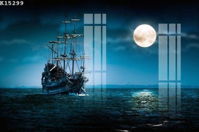 File in trần File gốc in tranh tổng hợp K15299 (bản gốc 3D) sống động