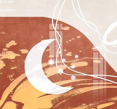 File in trần File gốc in tranh tổng hợp K16298 (bản gốc) mây trời