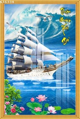 File gốc File gốc in tranh tổng hợp K16334 (in tráng gương) ốp tường