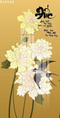 Ảnh gốc file in lụa File gốc in tranh tổng hợp K16540 chi tiết