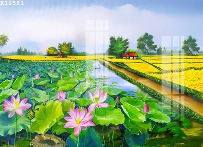 File tranh File gốc in tranh tổng hợp K16581 (gốc) chủ đề thiên nhiên