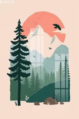 File gốc File gốc in tranh tổng hợp K16619 cho in ấn và thiết kế