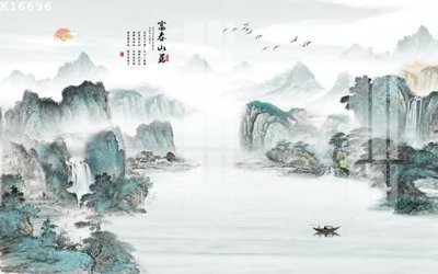 File gốc File gốc in tranh tổng hợp K16696 (in tráng gương) ốp tường