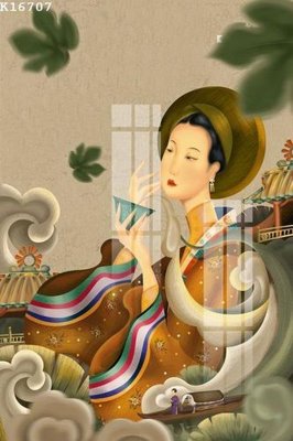 File in lụa File gốc in tranh tổng hợp K16707 (chất lượng cao) File gốc in tranh tổng hợp K16707