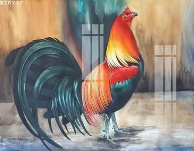 Download file gốc File gốc in tranh tổng hợp K16737 (in lụa) tranh 3D