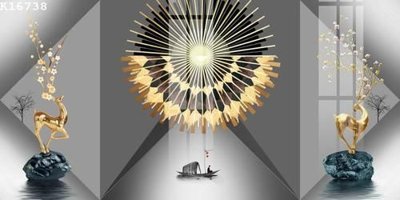 File gốc File gốc in tranh tổng hợp K16738 (phong cách) cổ điển