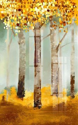 File tranh File gốc in tranh tổng hợp K16816 (gốc) phong cách tối giản