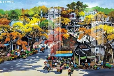 File gốc File gốc in tranh tổng hợp K16900 (phiên bản chuẩn) để in ấn