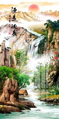 Chi tiết file gốc File gốc in tranh tổng hợp K17204 (cho in tráng gương)