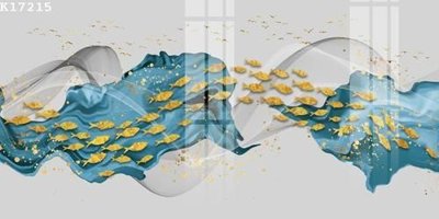 File in trần File gốc in tranh tổng hợp K17215 (bản gốc) mây trời