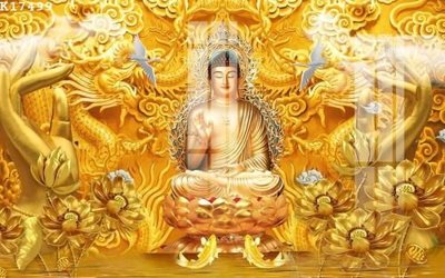 File gốc File gốc in tranh tổng hợp K17499 (in lụa) họa tiết 3D