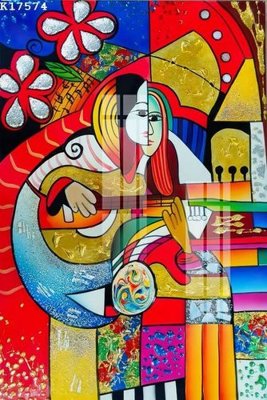 File gốc File gốc in tranh tổng hợp K17574 (PNG) trong suốt (transparent)