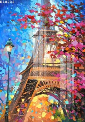 File gốc File gốc in tranh tổng hợp K18232 (in tráng gương) hiện đại