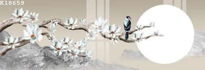 File gốc File gốc in tranh tổng hợp K18659 (in tráng gương) nghệ thuật