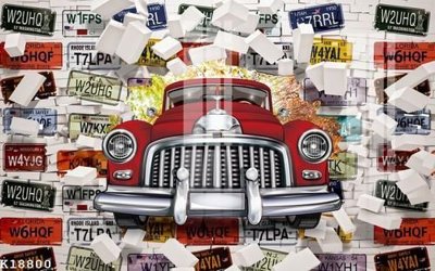 File gốc File gốc in tranh tổng hợp K18800 (in lụa) tranh mã đáo