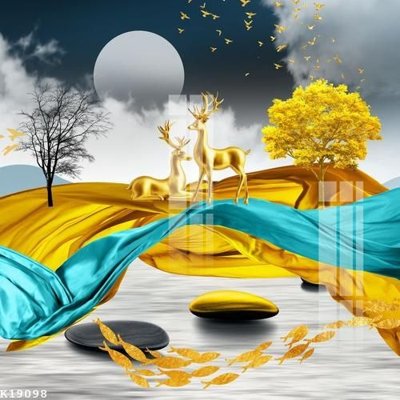 File gốc File gốc in tranh tổng hợp K19098 (PNG) chất lượng cao