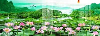 File gốc File gốc in tranh tổng hợp K19123 (in tráng gương) sang trọng