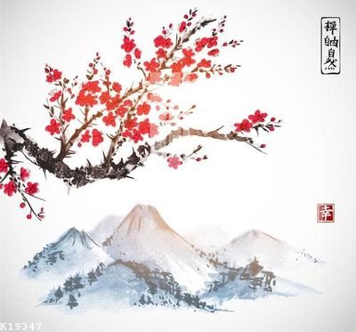 File in trần File gốc in tranh tổng hợp K19347 (file gốc) phong thủy