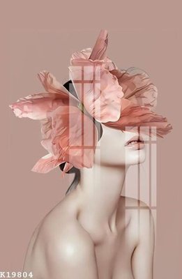 File PSD File gốc in tranh tổng hợp K19804 (bản gốc) đã tách nền