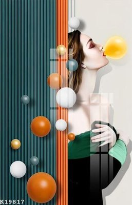 File in trần File gốc in tranh tổng hợp K19817 (bản gốc) phong cảnh