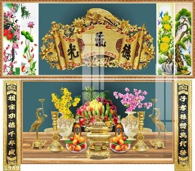 Chi tiết file tranh tráng gương File gốc in tranh tổng hợp K19899 (ảnh gốc)