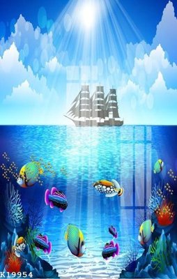 File in lụa File gốc in tranh tổng hợp K19954 (phong cảnh) File gốc in tranh tổng hợp K19954