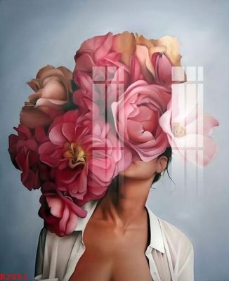 Ảnh gốc File gốc in tranh tổng hợp K2051 (độ nét cao) in tráng gương