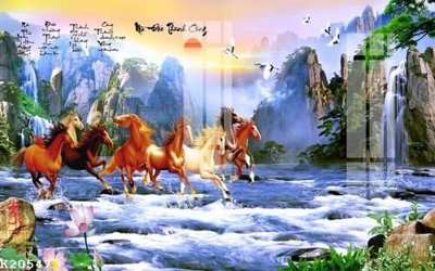 Download file gốc File gốc in tranh tổng hợp K20547 (in lụa) cao cấp