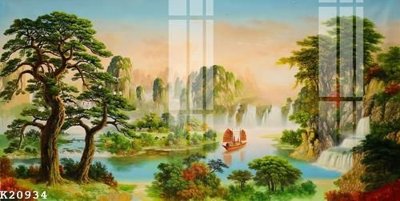 Ảnh gốc File gốc in tranh tổng hợp K20934 (độ nét cao) in mica