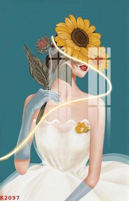 File PSD in ấn File gốc in tranh tổng hợp K2097 (chất lượng cao)