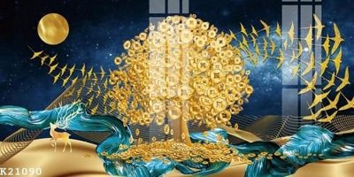 File PSD File gốc in tranh tổng hợp K21090 (gốc) cho designer