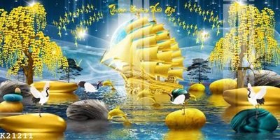 File tranh File gốc in tranh tổng hợp K21211 (gốc) chủ đề thiên nhiên