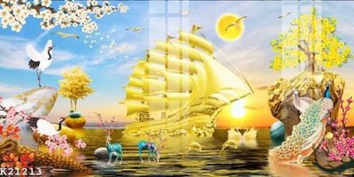 File gốc File gốc in tranh tổng hợp K21213 (cho in 3D) độc đáo