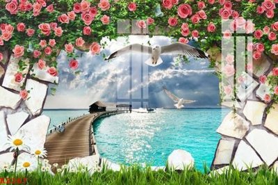 File PSD File gốc in tranh tổng hợp K2167 (bản gốc) cho nhà in