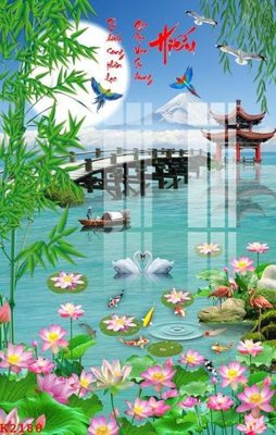 Download file File gốc in tranh tổng hợp K2180 (gốc) in mica đèn LED