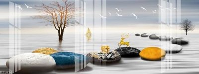 File tranh in tráng gương File gốc in tranh tổng hợp K21834 (siêu nét)