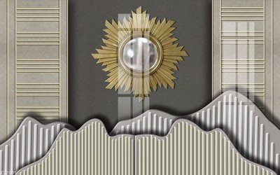 File gốc File gốc in tranh tổng hợp K22005 (in tráng gương) ốp tường