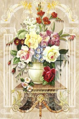 File gốc File gốc in tranh tổng hợp K22220 (in ấn) màu sắc trung thực