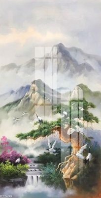 File in trần File gốc in tranh tổng hợp K22699 (bản gốc) đại dương