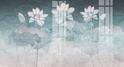 File gốc File gốc in tranh tổng hợp K23278 (ảnh chi tiết) để in trần