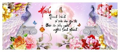 File gốc File gốc in tranh tổng hợp K23498 (in lụa) chi tiết cao