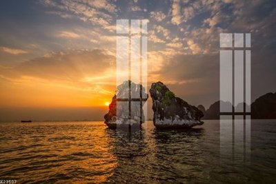 Ảnh gốc File gốc in tranh tổng hợp K23507 (siêu chi tiết) để in ấn