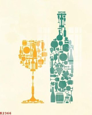 Ảnh gốc File gốc in tranh tổng hợp K2366 (nét căng) in mica