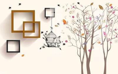 File gốc File gốc in tranh tổng hợp K23680 (phong cách) tối giản