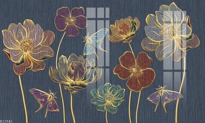 File gốc File gốc in tranh tổng hợp K23942 (cho in UV) siêu nét