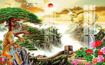 File in trần File gốc in tranh tổng hợp K2395 (bản gốc) trời sao