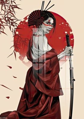 Hình ảnh file gốc in lụa File gốc in tranh tổng hợp K23953