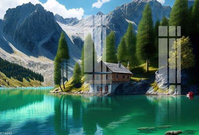 Ảnh gốc File gốc in tranh tổng hợp K24092 (siêu chi tiết) để in ấn